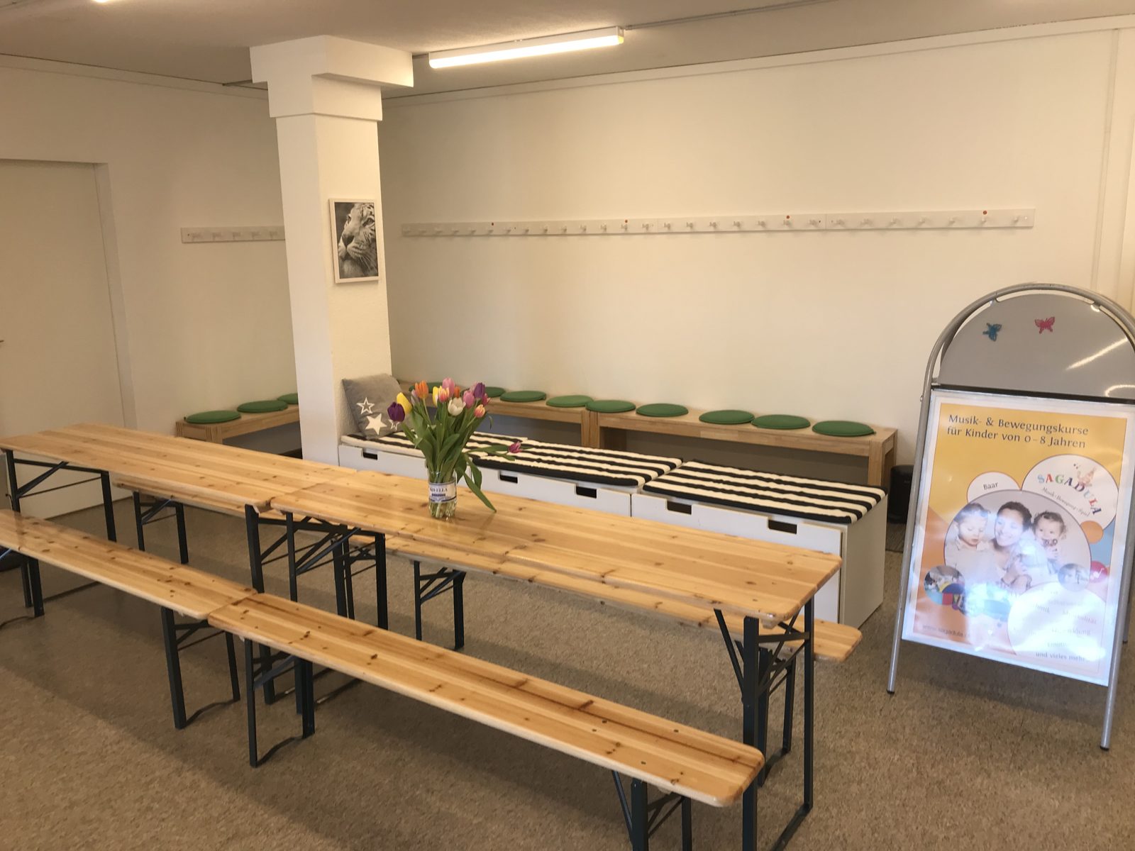 Kursraum/Bewegungsraum/Tanzstudio/Yogaraum, weiteres Bild