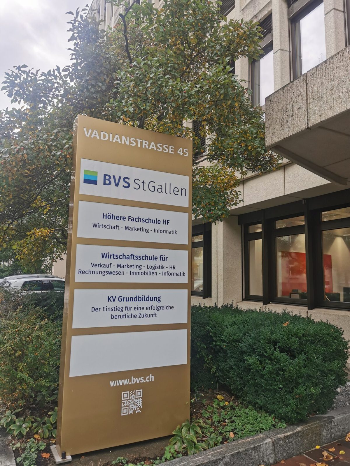 SCHULUNGSRÄUME AN DER BVS ST. GALLEN, weiteres Bild